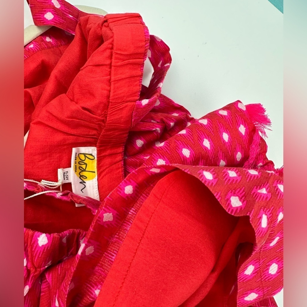 Mini Boden pink jumpsuit size 11-12Y, NWT - Picture 8 of 9
